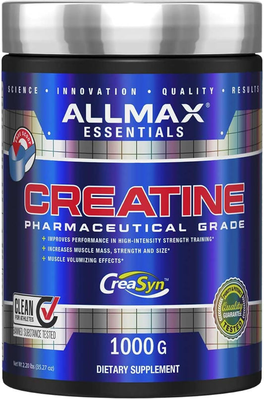 1000g ALLMAX Nutrition Creatine Monohydrate Powder for Muscle Growth and Strength