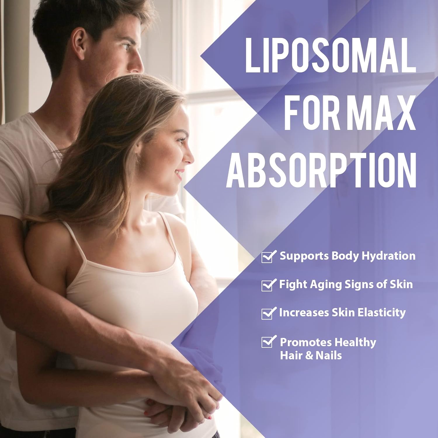 1000mg Liposomal Hyaluronic Acid Capsules for Skin, Joint, and Dermal Repair - Pure Dietary Supplement for Men and Women by ChritBubble