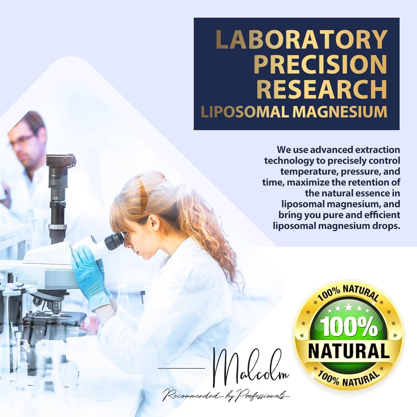 1000mg Liposomal Magnesium Drops for Calm & Sleep - Liquid Magnesium Glycinate Supplement for Bone, Heart, Energy, Muscle Support - Sugar-Free