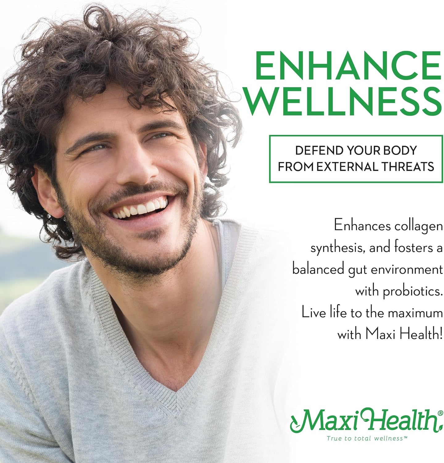 1000mg Lysine Supplement with Probiotics for Immune Health and Protein Synthesis - L-Lysine Complex Capsules from Lysine HCl - Maxi Health