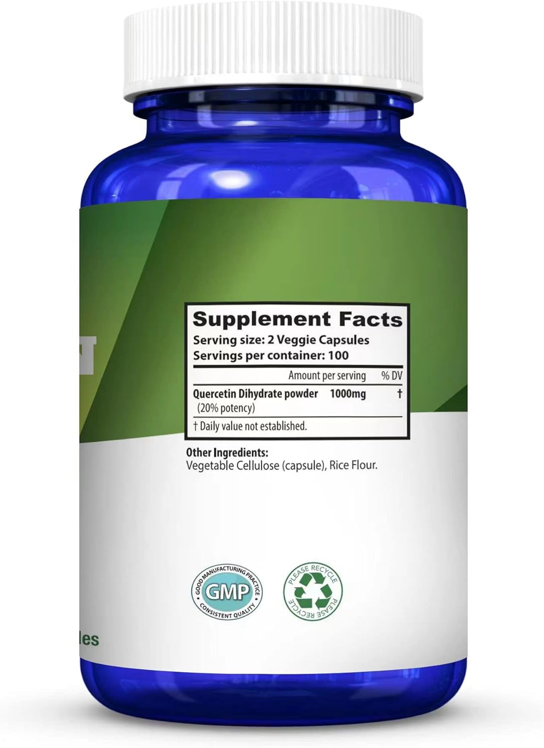 1000mg Quercetin Supplement for Cardiovascular & Respiratory Health - 200 Capsules - Non-GMO, Gluten Free - Dr. Health