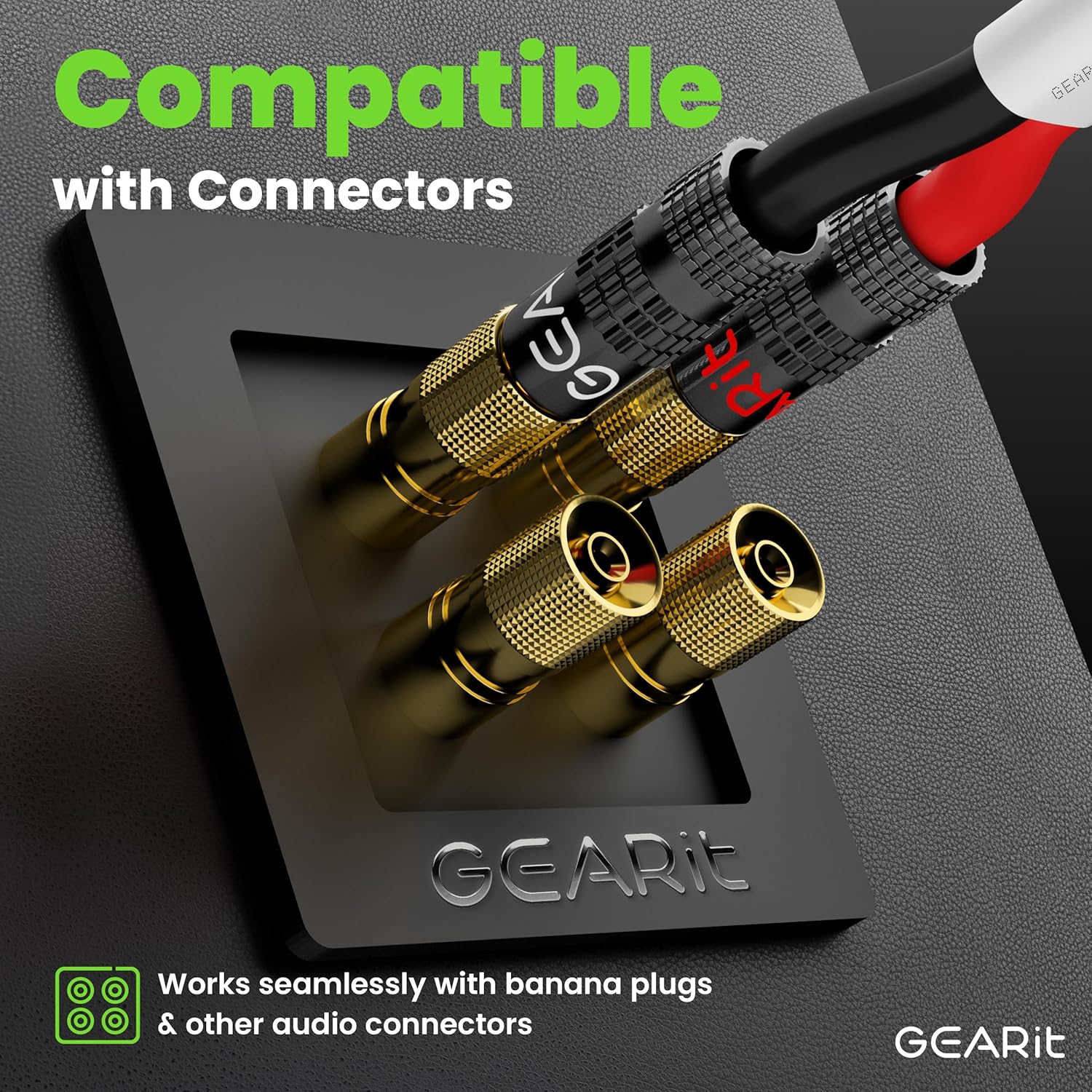 100ft GEARit 6 Gauge Marine Wire - 6/2 AWG Duplex 2-Conductor Cable - Tinned OFC Copper - Boat/Automotive/RV/Trailer/Solar - White