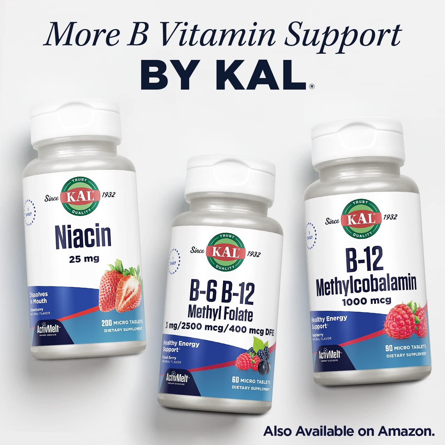 100mg KAL Vitamin B2 Riboflavin Supplement for Energy, Metabolism, and Red Blood Cell Synthesis - Vegan Tablets with Enhanced Absorption - 60 Servings