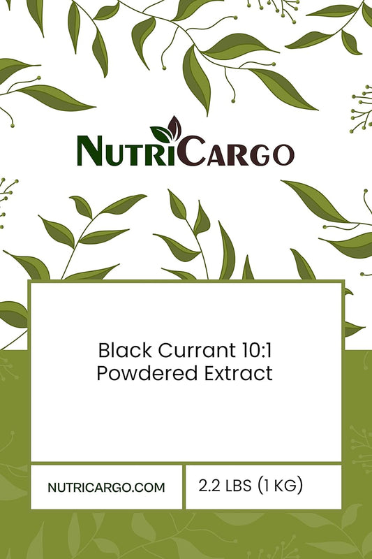 10:1 Black Currant Powdered Extract - 2.2 LBS (1000 G) by NutriCargo