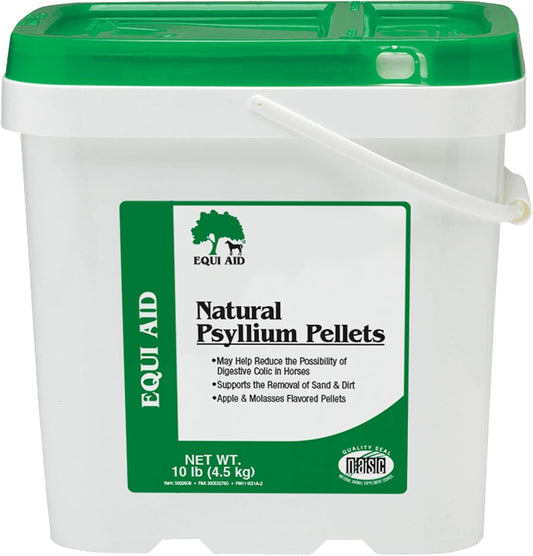 10lb Farnam Equi Aid Natural Horse Psyllium Pellets: Supports Sand & Dirt Removal From Ventral Colon, 32 Scoops - BoostGo Australia