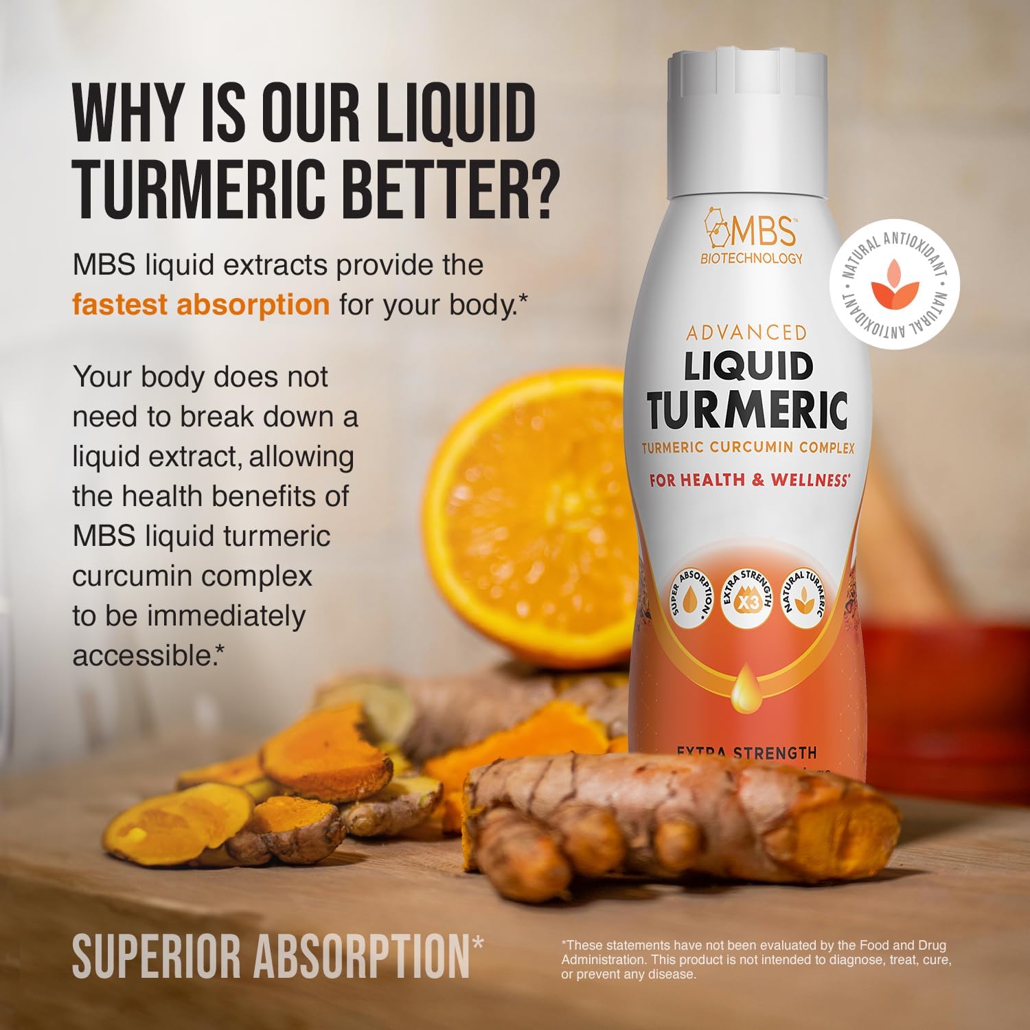 1100mg Turmeric Curcumin with Black Pepper Bioperine for Joint Support and Enhanced Absorption - 35 Servings with Vitamins C, D3, E, and B2