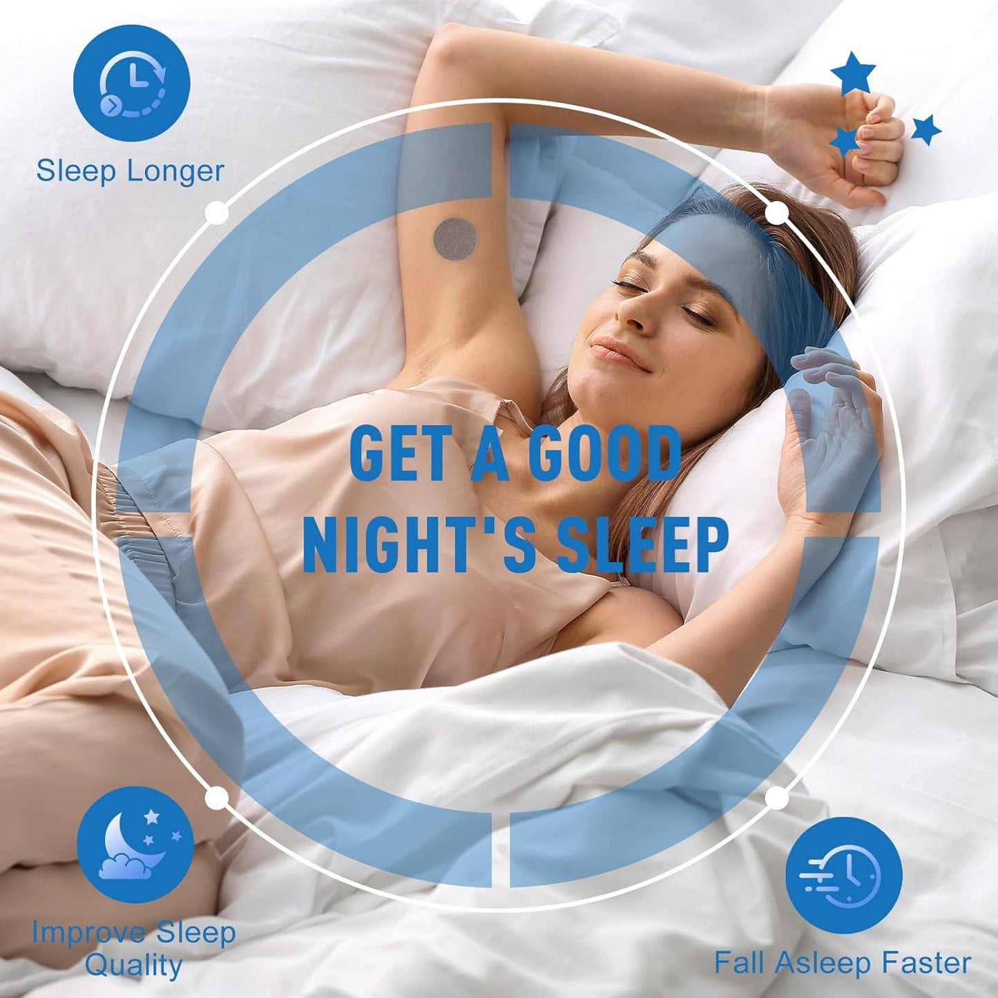 12 OHALEEP Adult Sleep Patches - Extra Strength Dream Patches for Improved Sleep Quality - Portable Sleep Aids