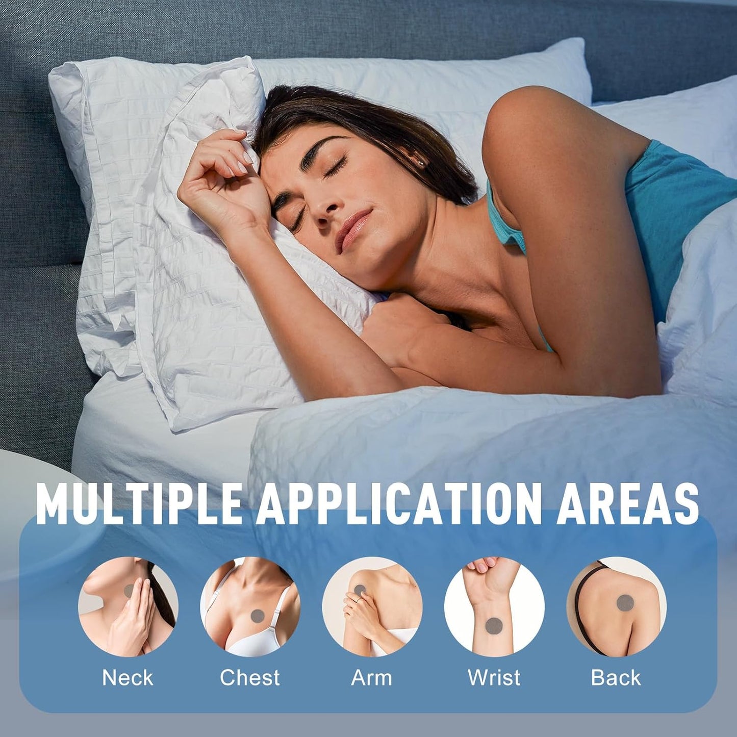 12 OHALEEP Adult Sleep Patches - Extra Strength Dream Patches for Improved Sleep Quality - Portable Sleep Aids