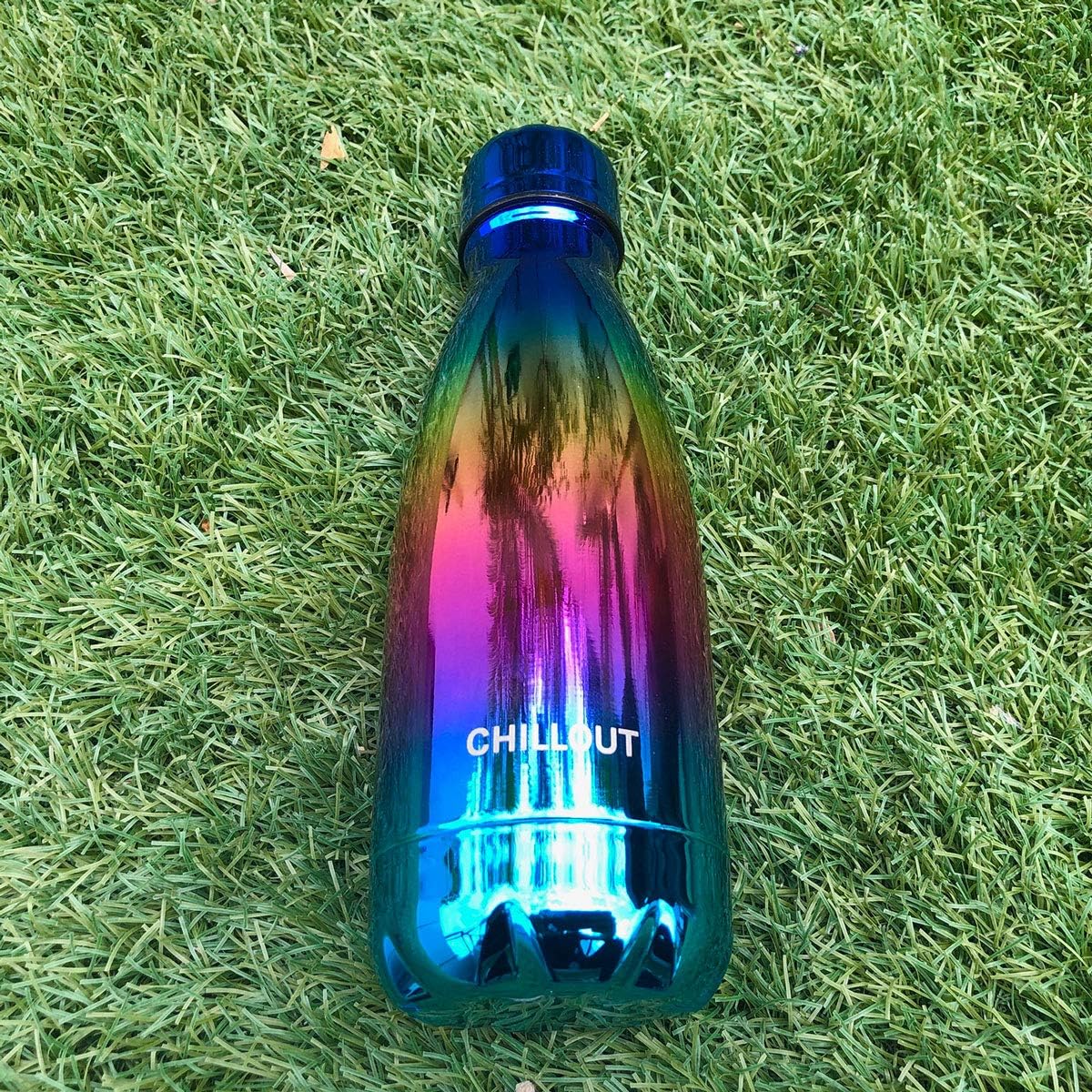 12 oz Double Wall Insulated Stainless Steel Water Bottle for Kids School - BPA Free Metal Sports Bottle for Cold and Warm Drinks - Boys, Girls, Women - CHILLOUT LIFE