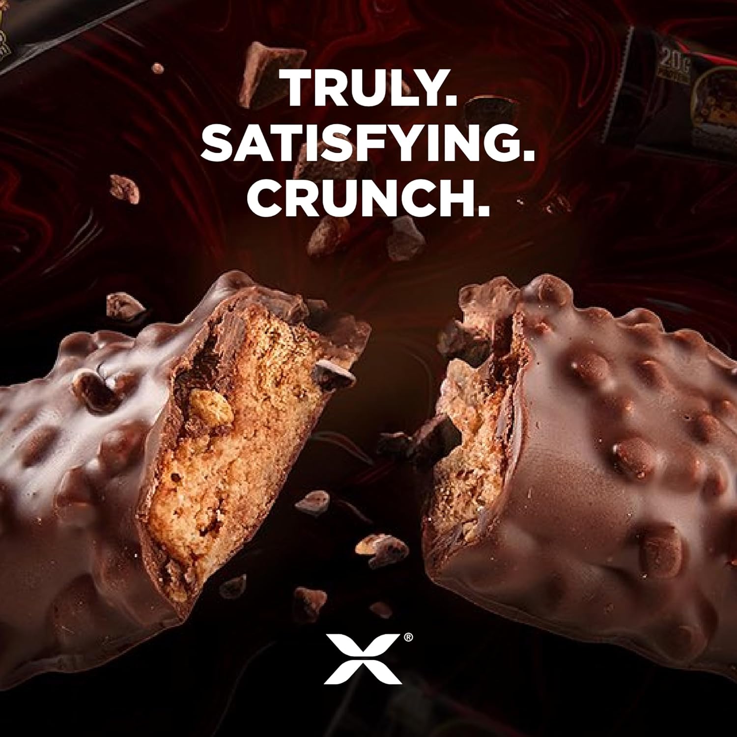 12-Pack Allmax Hexapro Protein Bar, Chocolate Chip Cookie Dough - High-Protein Energy Snack with 20g of Whey Protein Isolate - BoostGo Australia