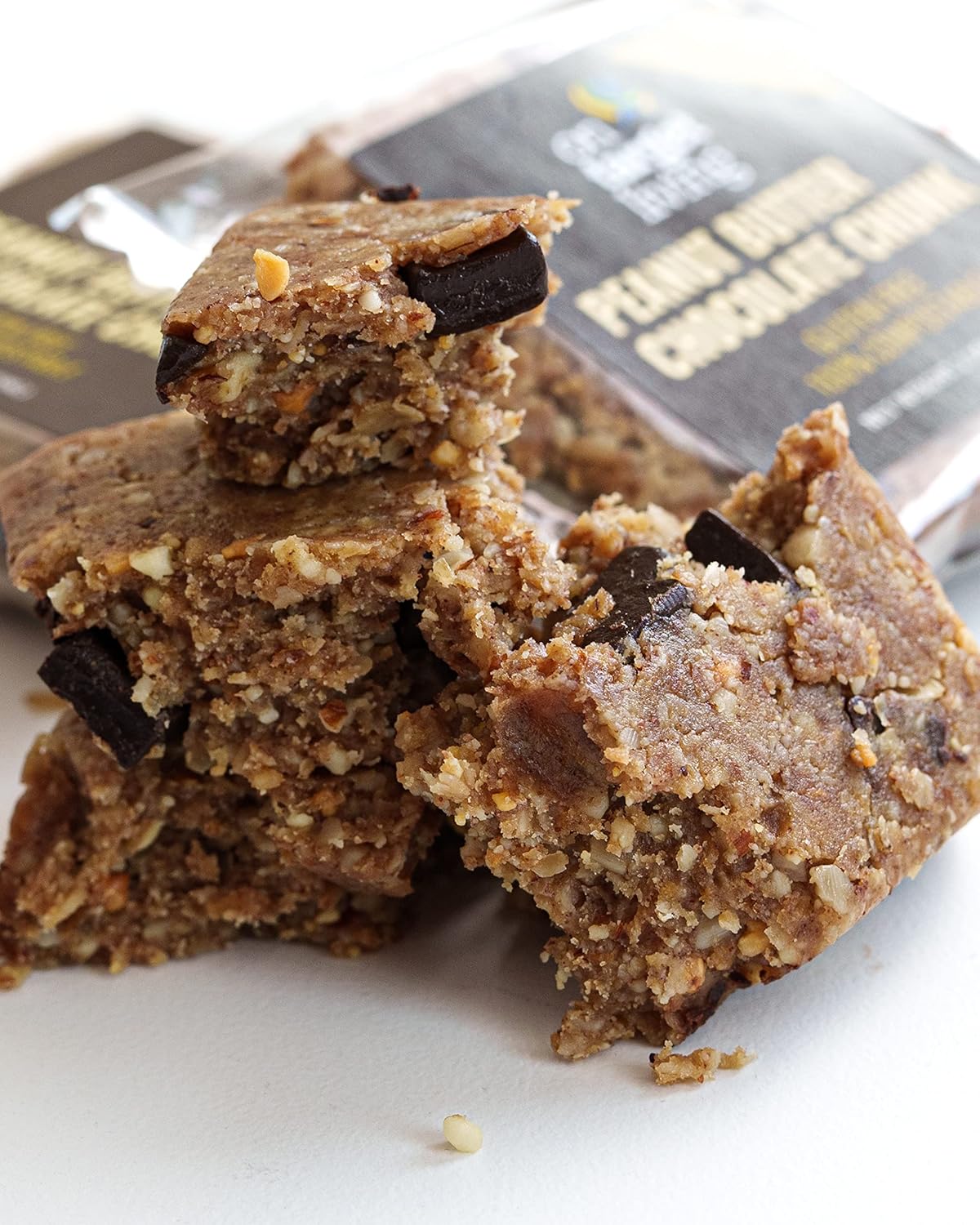 12 Pack On Target Living Food Bars - Peanut Butter Chocolate Chunk Flavor