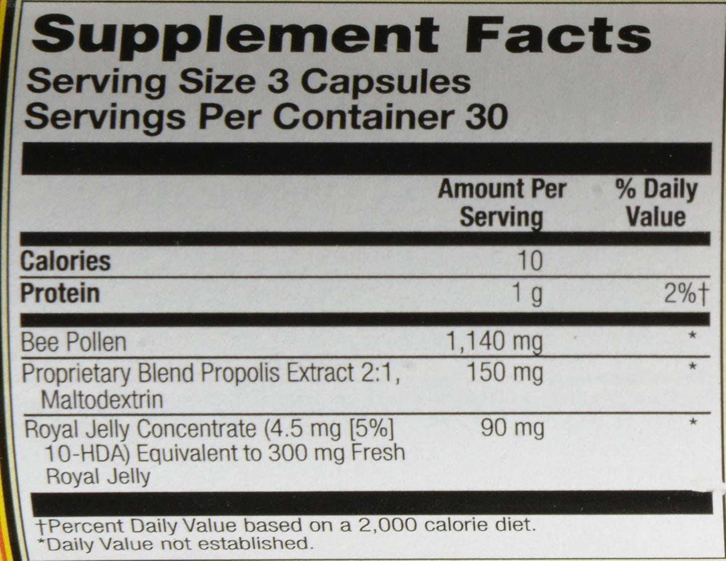 12 Packs of Montana Big Sky Bee Pollen Royal Jelly and Propolis Capsules, 90 Count - Natural Supplement for Health and Wellness