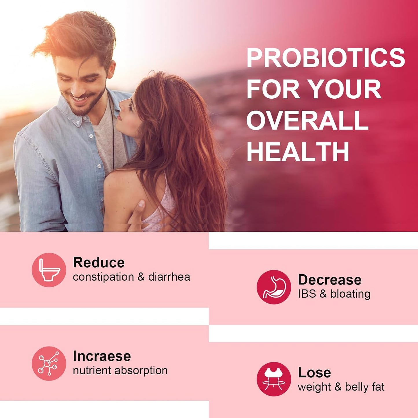 120 Billion CFU Women's Probiotic with 18 Strains, 3 Prebiotics, Digestive Enzymes, Cranberry - Organic, Non-GMO, Soy Free