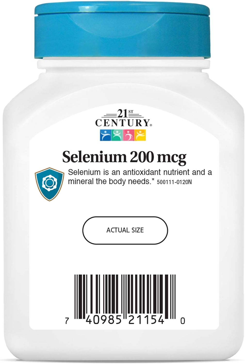 120 Capsules of 21st Century Selenium 200 mcg - Pack of 2