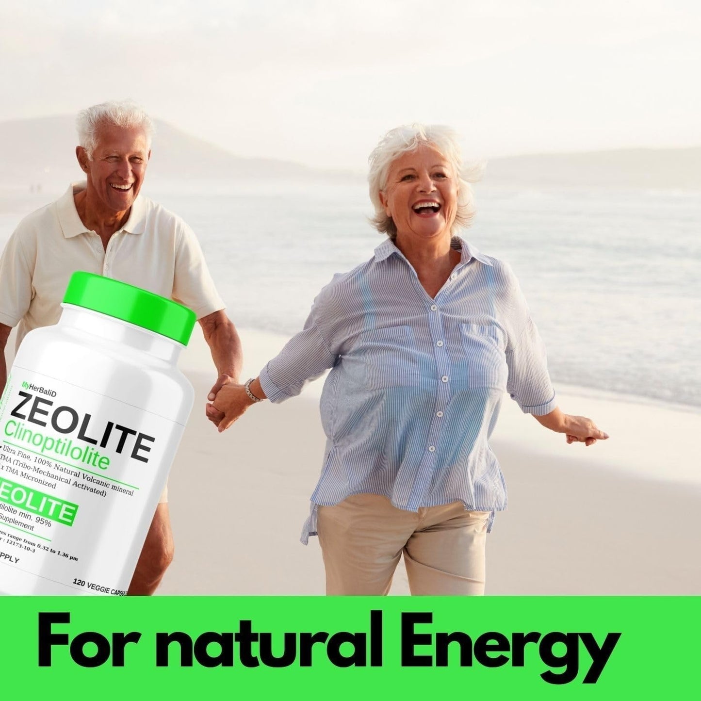 120 Capsules of Aromel Zeolite Powder for Detox with Clinoptilolite 95% - 3X Activated Natural Mineral Dust Under 1 µm