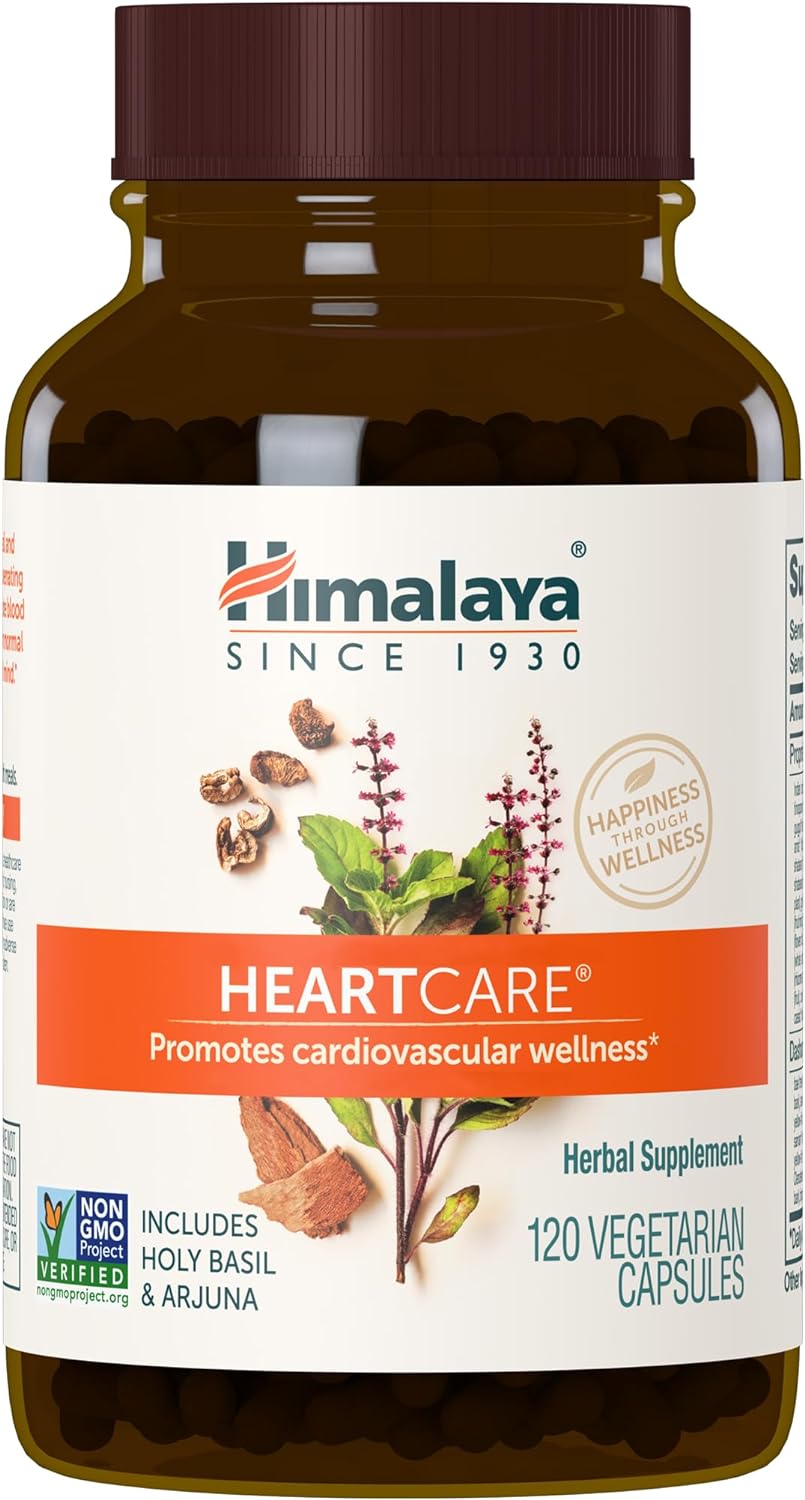 120 Capsules of Himalaya HeartCare 720mg for Daily Wellness - 1 Month Supply