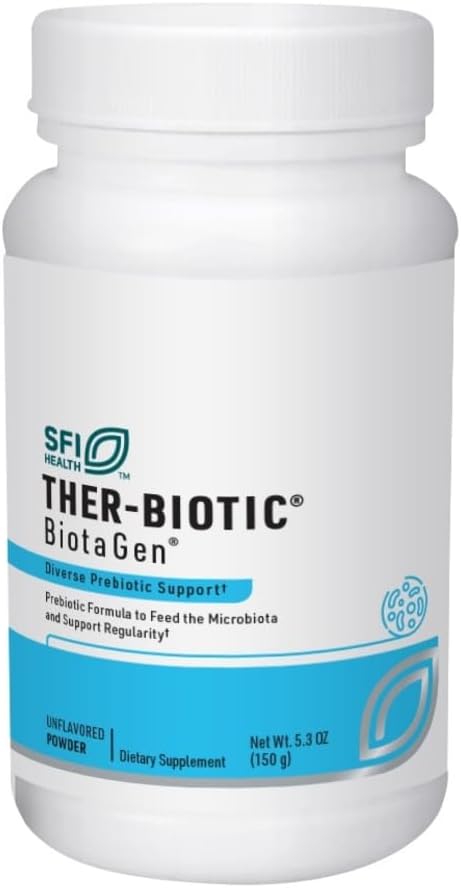 120 Capsules of Klaire Labs Biotagen Prebiotic Blend with Inulin, Beta-Glucan & Arabinogalactan for Gut Microbiota Support