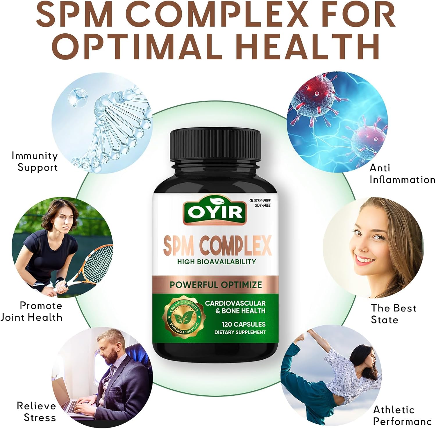120 Capsules OYIR SPM Supplement with EPA and DHA for Joint Comfort and Overall Health