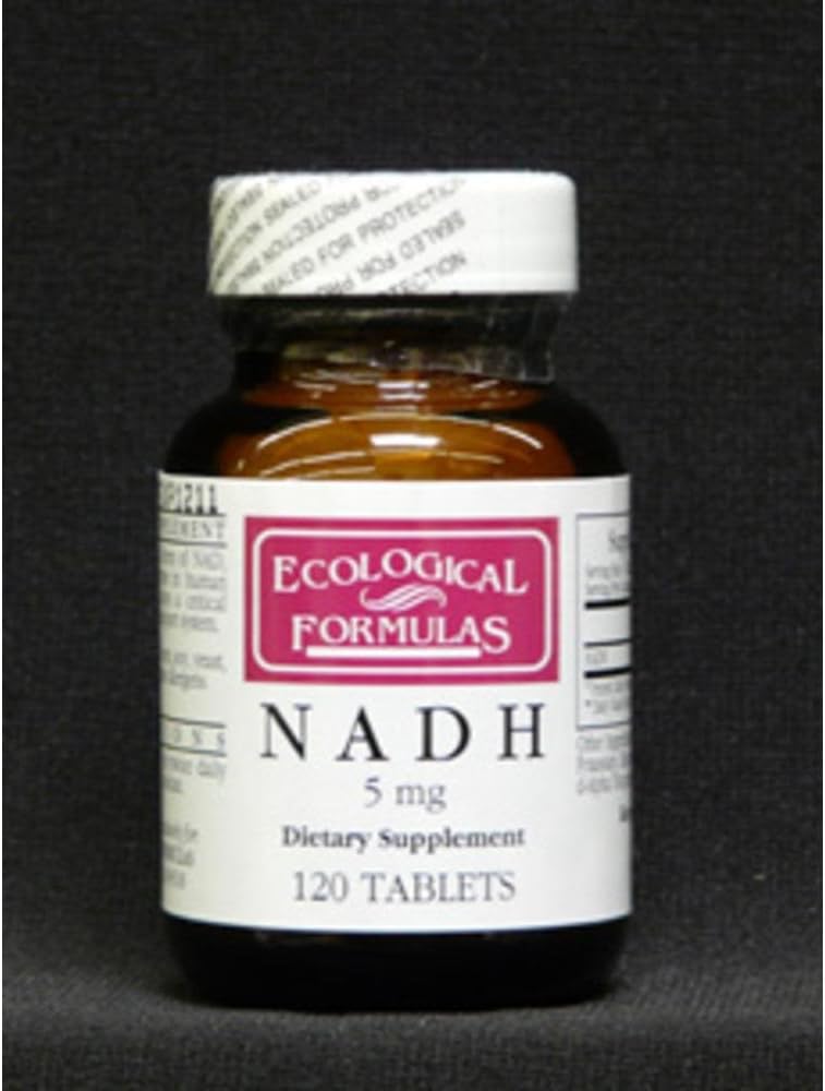 120 Count Ecological Formulas Nadh Tablets, 5 mg - High Quality Coenzyme Supplement
