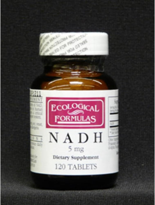 120 Count Ecological Formulas Nadh Tablets, 5 mg - High Quality Coenzyme Supplement