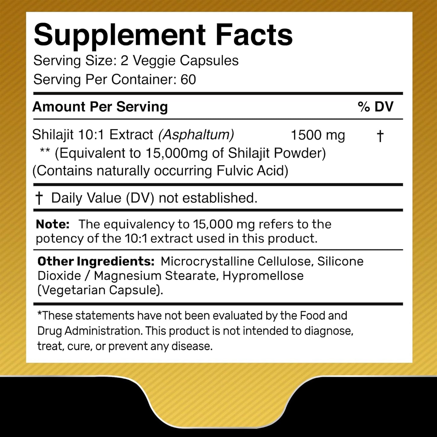 120 Count Himalayan Shilajit Capsules for Men and Women - 1500mg Pure Shilajit Supplement with Fulvic Acid for Energy and Immune Support by WELLNESS LABSRX