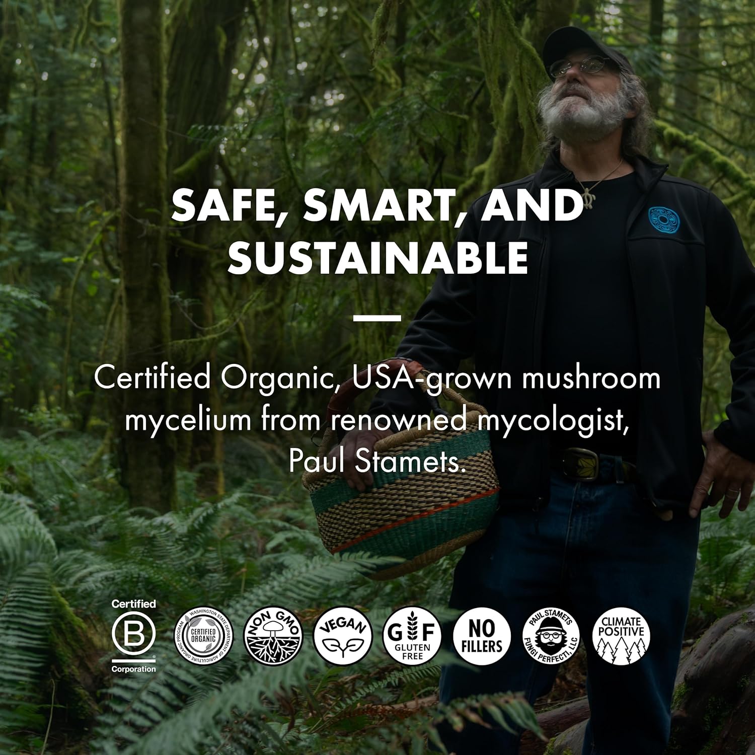 120 Count Host Defense MyCommunity & 30 Count Reishi Capsules - Immune & Brain Health Support with Mushroom Blend *