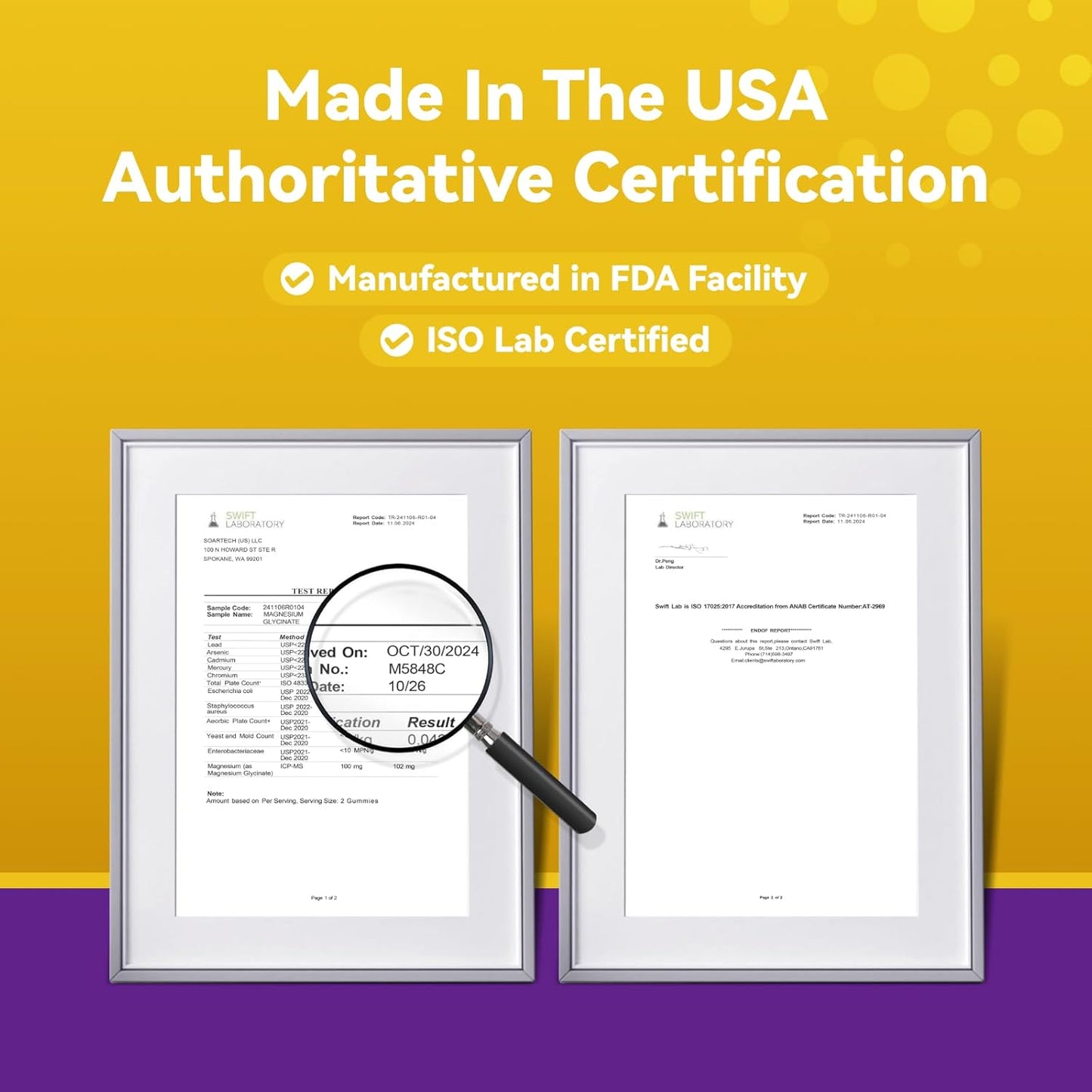 120 Count Inner Brightness Magnesium Glycinate Gummies - Mixed Berry & Pineapple Flavors for Adults - Non-GMO & Gluten-Free - Promotes Sleep, Relaxation, and Focus