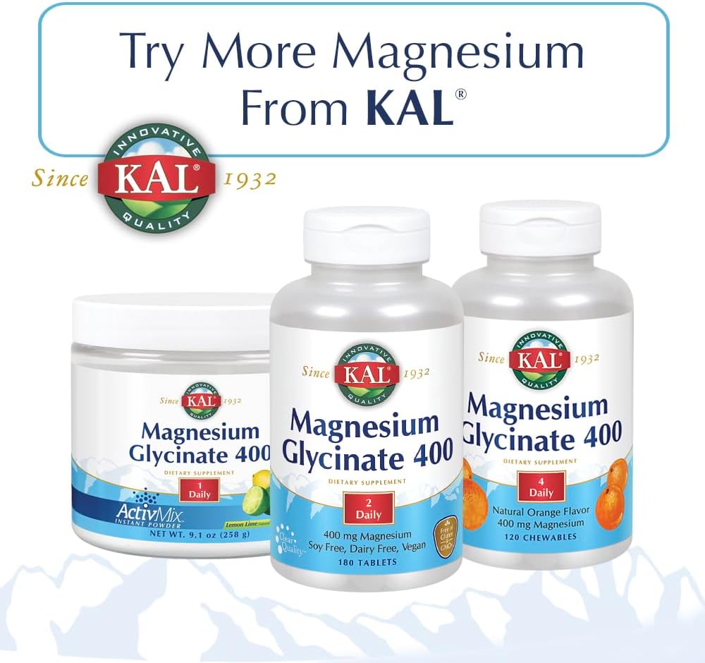120 Count Kal Malic Acid with Magnesium Tablets for Enhanced Health and Wellness