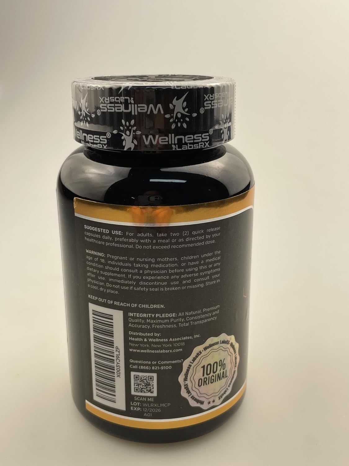 120 Count Lions Mane and Shilajit Capsules for Memory, Focus, and Wellness - Organic Mushroom and Himalayan Supplement with Fulvic Acid