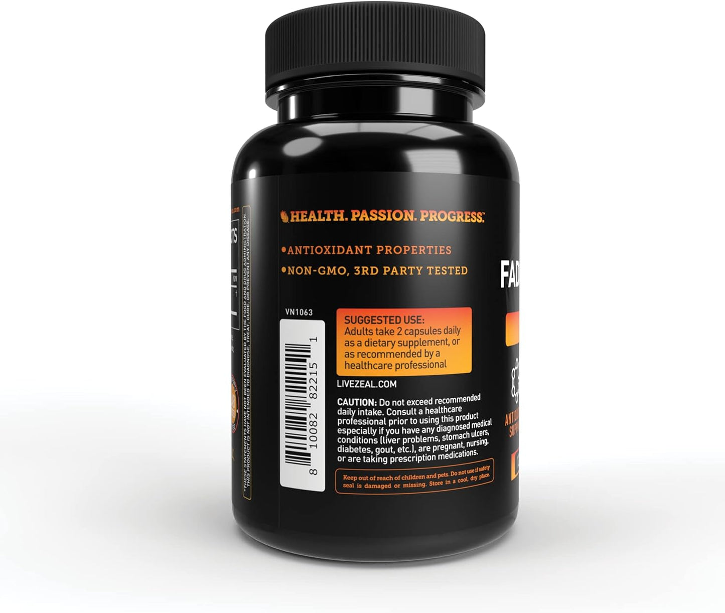 120 Count Véla Fadogia Agrestis 700mg Capsules | Non-GMO Antioxidant Supplement with 3rd Party Testing