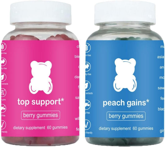 120 Count Women's Chest Support Gummies for Fitness Supplement by ZWQITDS