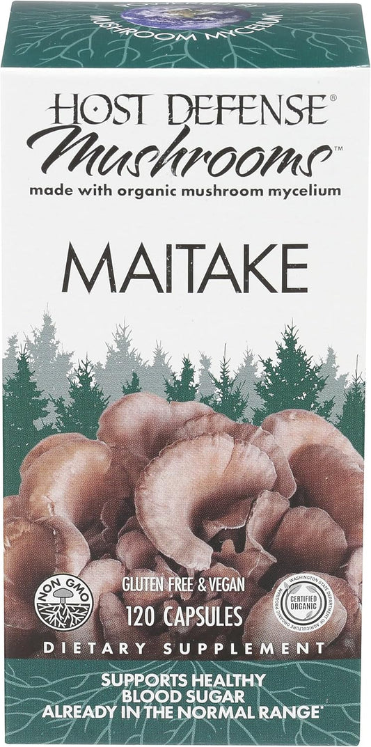 120 CT HOST DEFENSE Maitake Supplement for Cellular Health