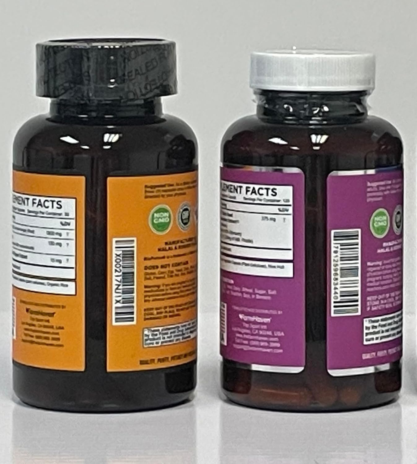 120 Milk Thistle Capsules + 90 Turmeric Curcumin Capsules by FarmHaven