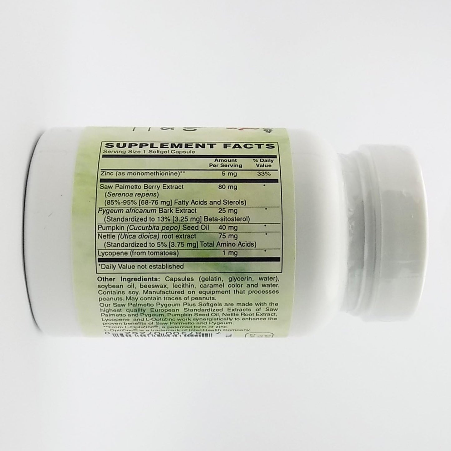 120 Softgels of Holly Hill Health Foods Standardized Saw Palmetto Pygeum Plus