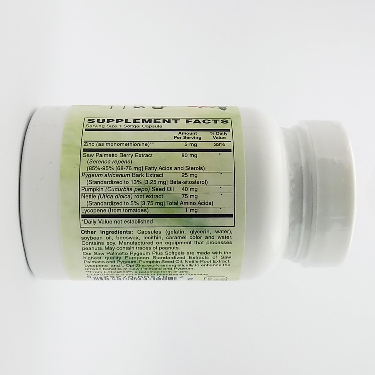 120 Softgels of Holly Hill Health Foods Standardized Saw Palmetto Pygeum Plus