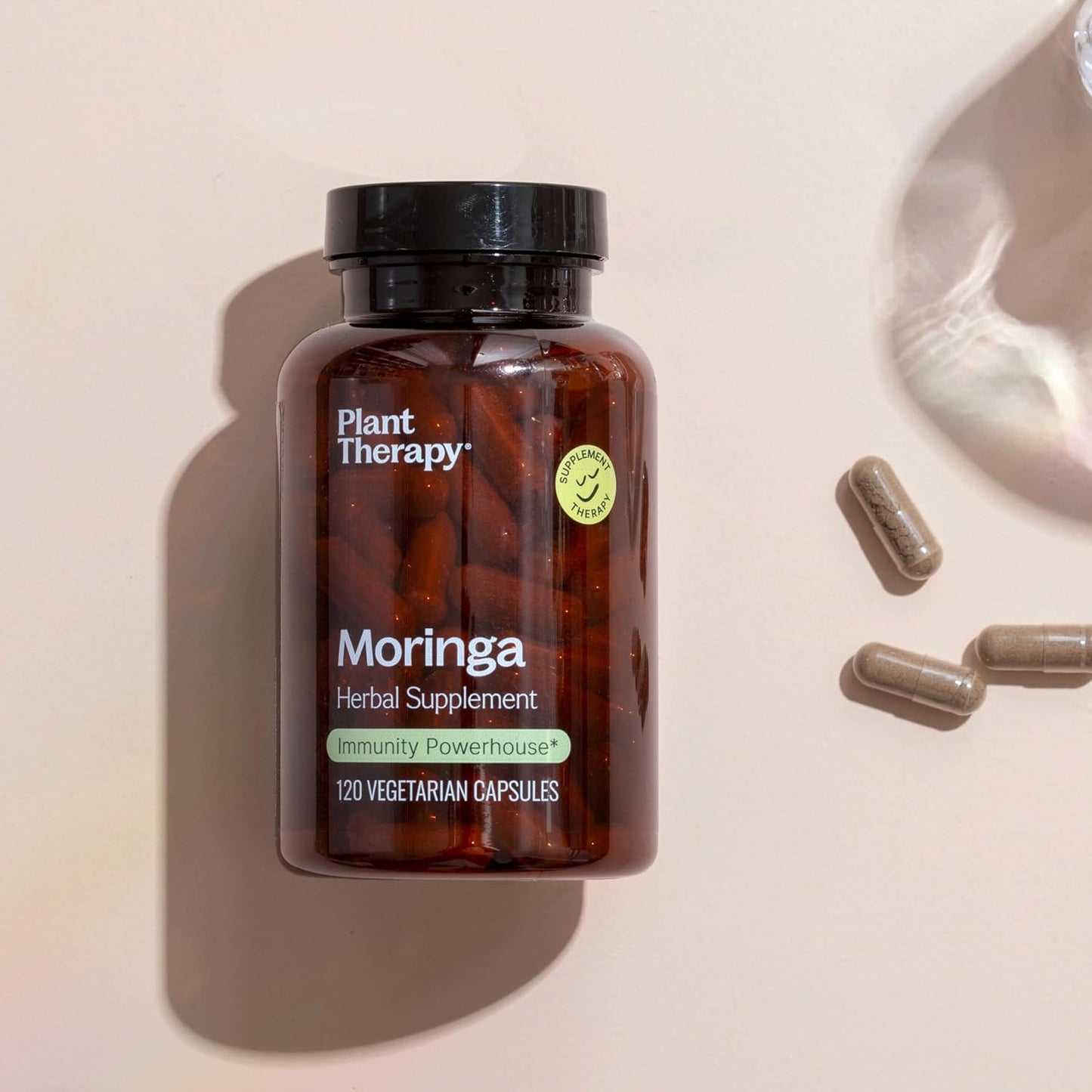 120 Vegetarian Moringa Herbal Supplement Capsules for Whole-Body Wellness, Energy & Immune Support - Made in the USA - 4 Month Supply