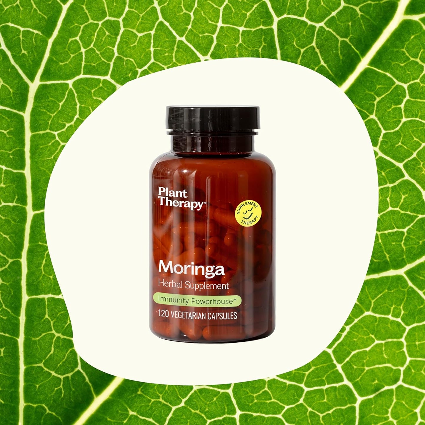 120 Vegetarian Moringa Herbal Supplement Capsules for Whole-Body Wellness, Energy & Immune Support - Made in the USA - 4 Month Supply