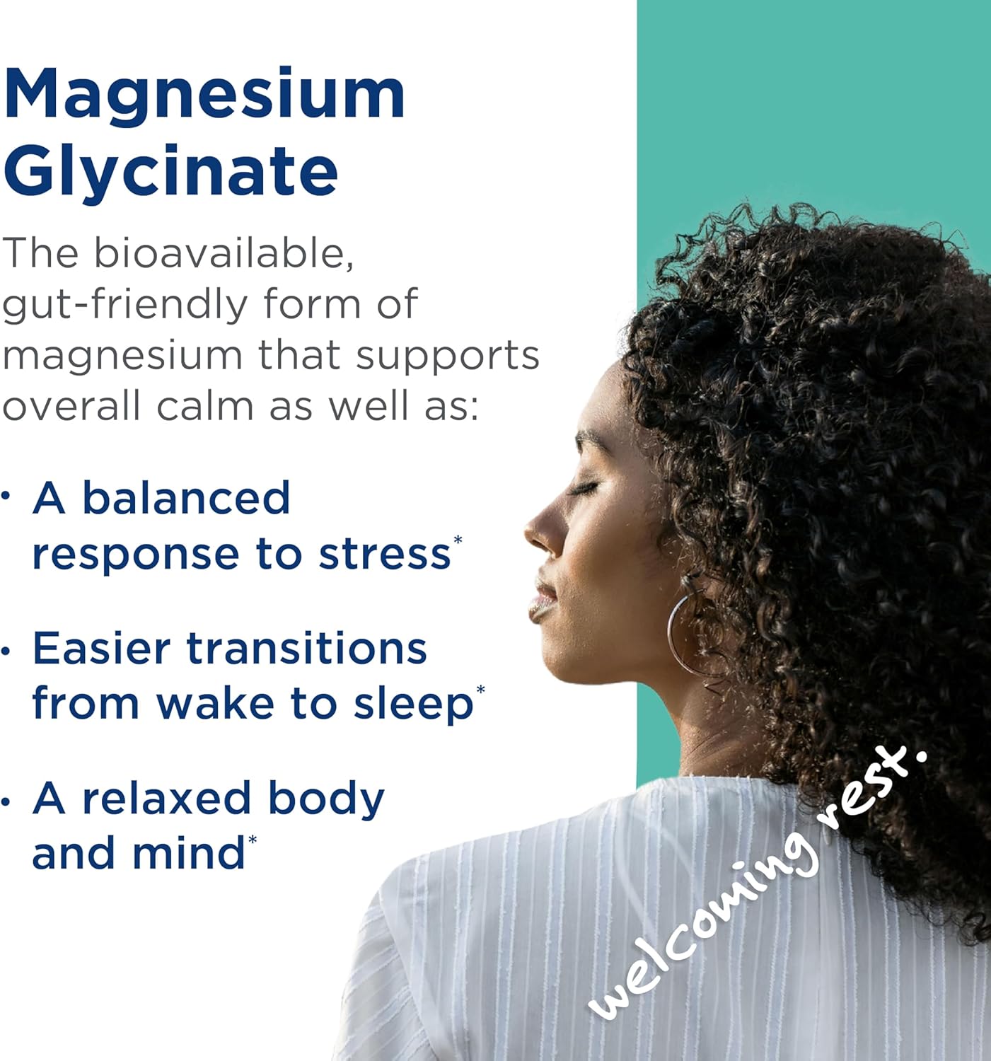 125mg MethylPro Magnesium Bisglycinate Capsules for Deep Rest & Methylation Support - 90 Count