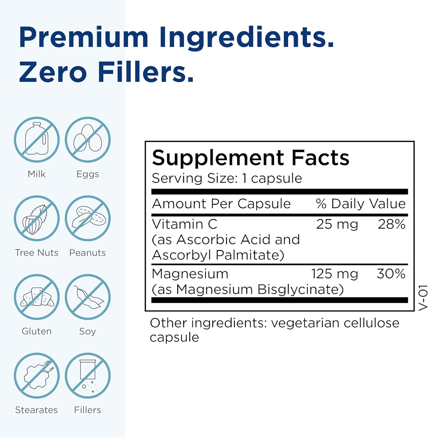 125mg MethylPro Magnesium Bisglycinate Capsules for Deep Rest & Methylation Support - 90 Count