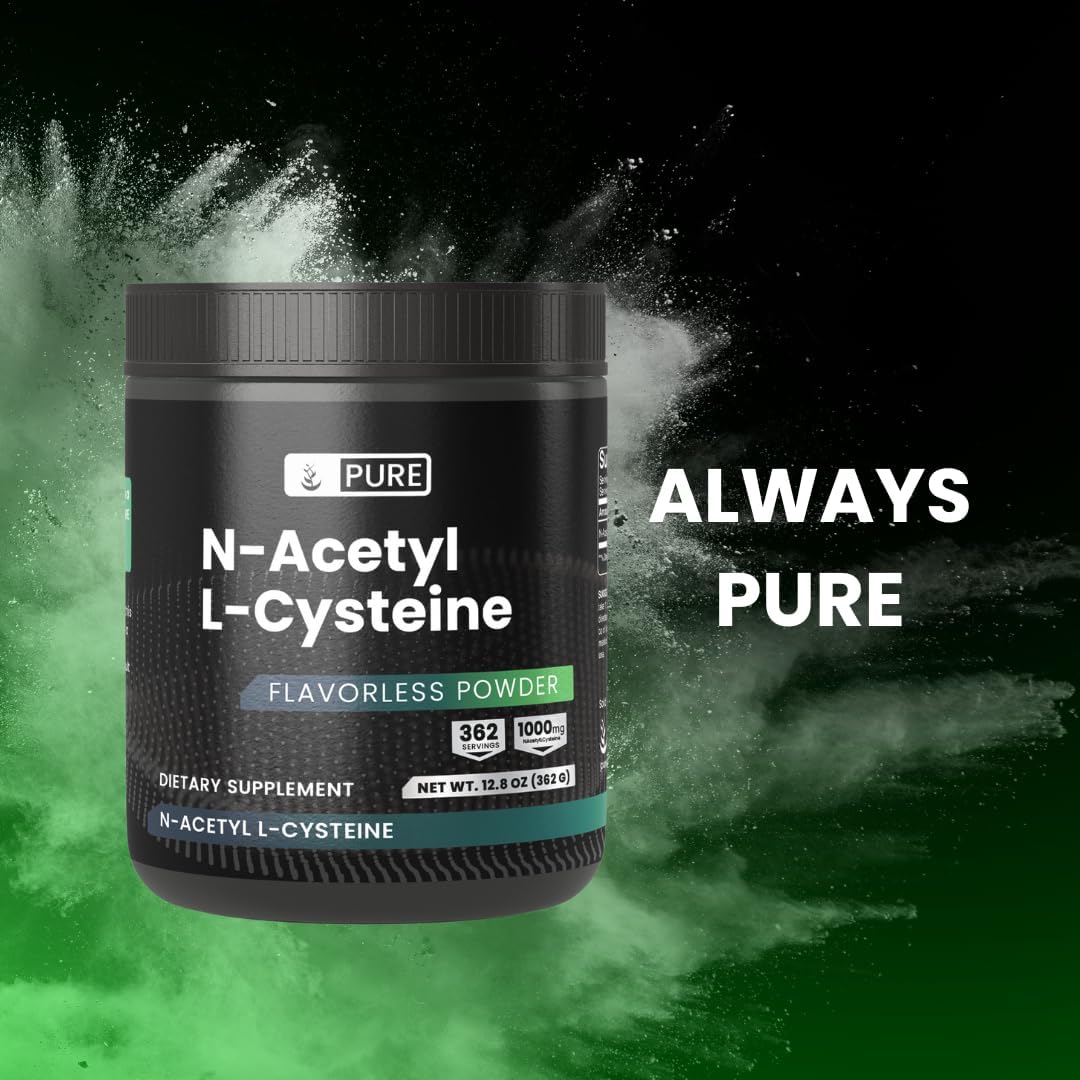 12.8 oz NAC Powder - Pure N-Acetyl L-Cysteine Amino Acid Supplement