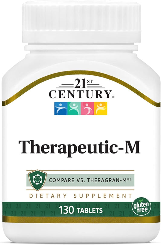 130 Count 21st Century Therapeutic M Tablets for Daily Wellness Support