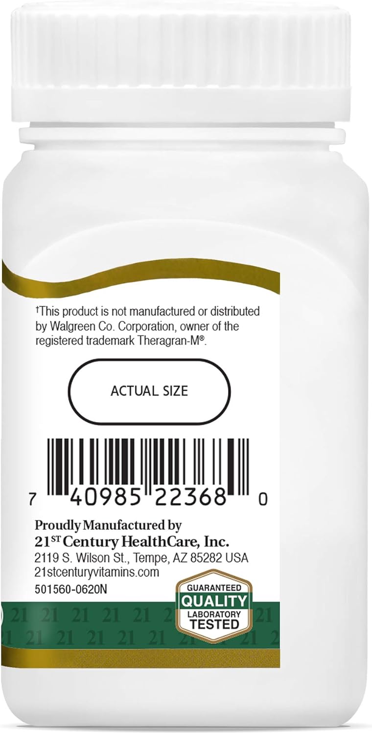 130 Count 21st Century Therapeutic M Tablets for Daily Wellness Support