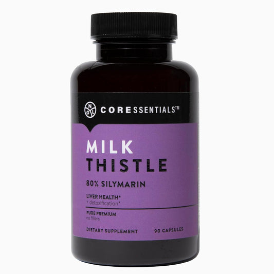 1300mg Milk Thistle Extract Capsules - 80% Silymarin for Liver Support - 90 Capsules, 45 Servings