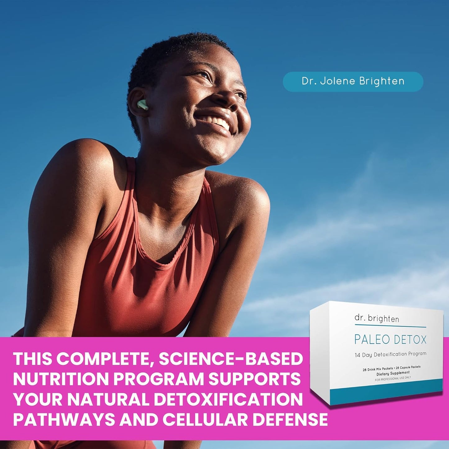 14-Day Dr. Brighten Paleo Detox + Antioxidant Supplement Kit for Natural Cellular Defense and Detoxification