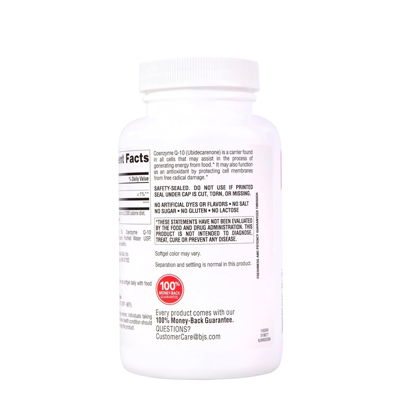 140 Count Berkley Jensen Coq10 Dietary Supplement - 200 mg
