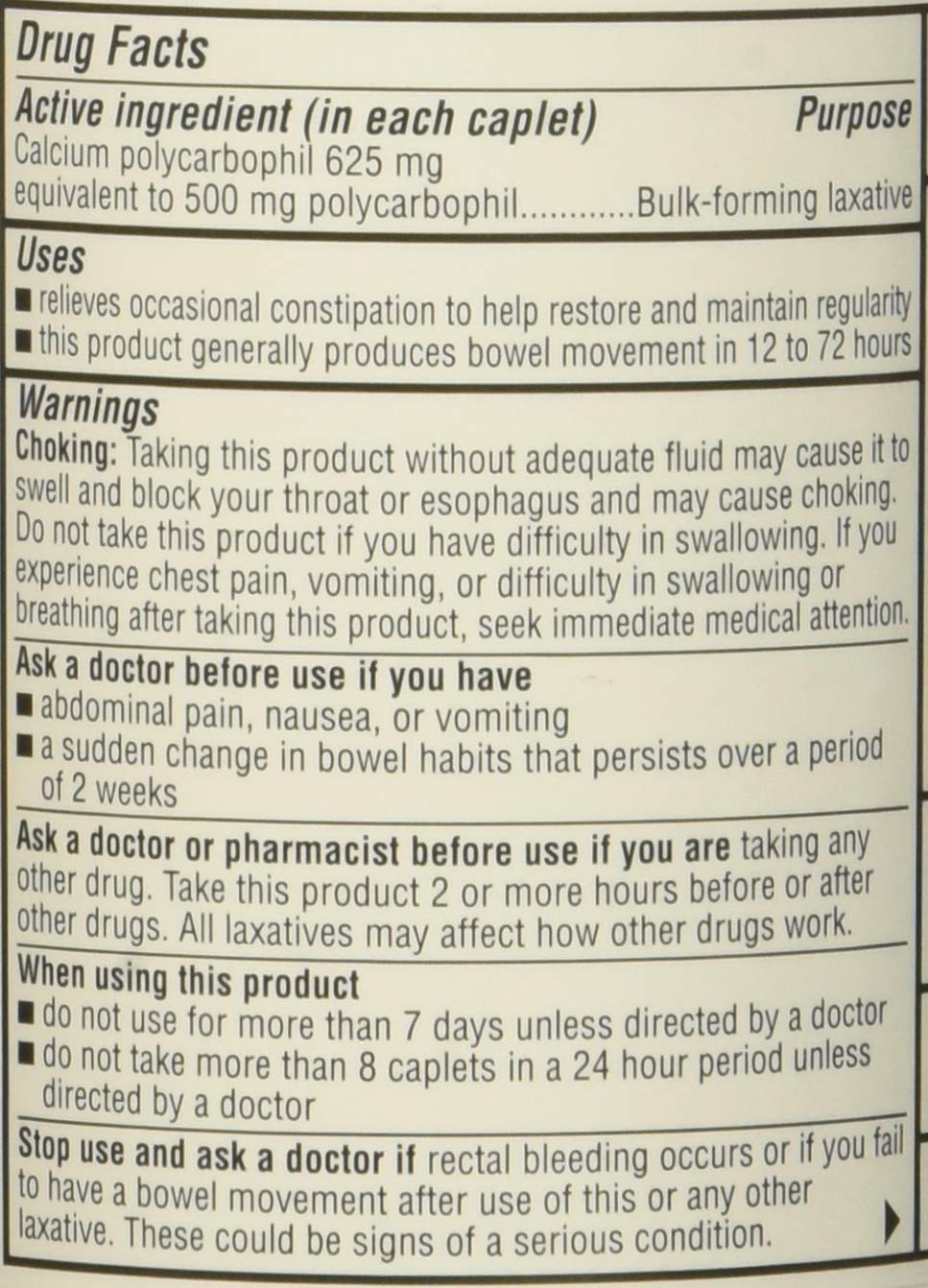 140 Fibercon Caplets for Digestive Regularity - Fiber Therapy Supplement