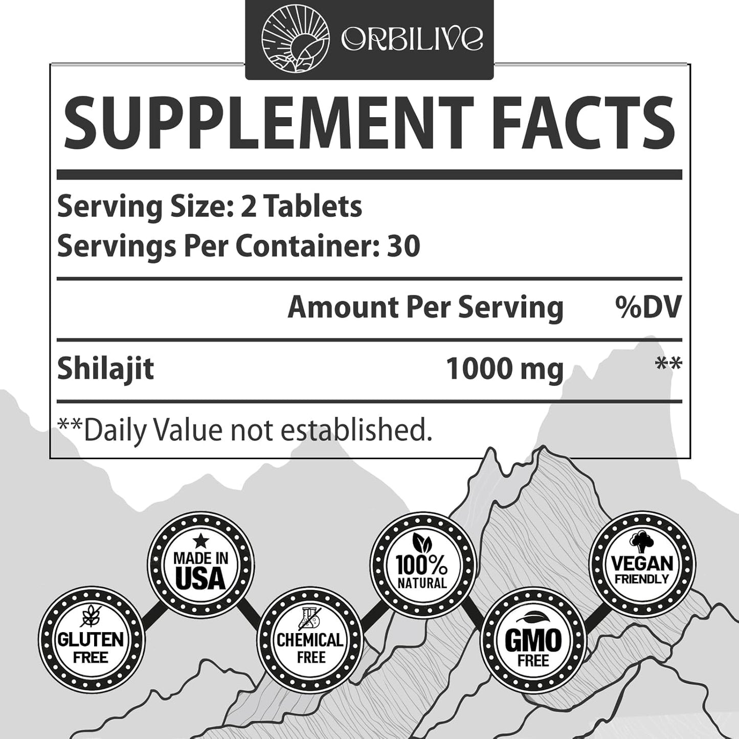 1400 MG Shilajit Gummies & 1000 MG Tablets Combo - 60 Count