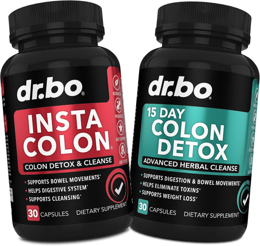 15 Day Colon Cleanse Detox Pills with Probiotics - Natural Herbal Supplement for Digestive Health & Gut Support