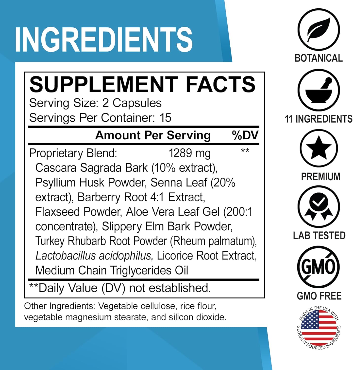 15-Day Dr. BO Colon Cleanse Detox Pills with Probiotic and Oregano - Gut Health Support with Caprylic Acid Complex for Bowel Movement and Bloating