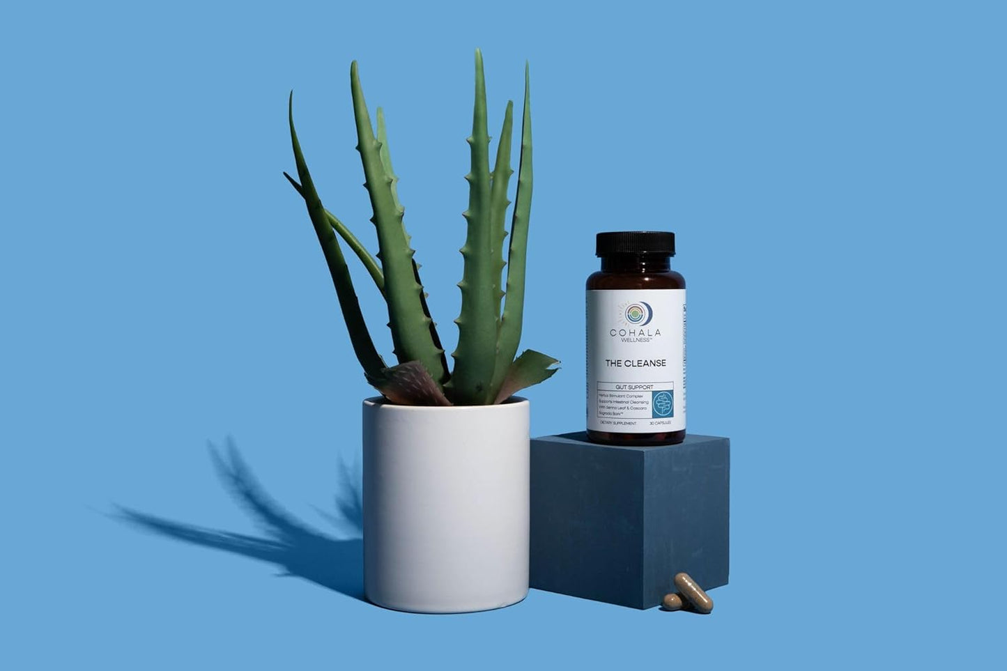 15-Day Prebiotic Colon Cleanse & Detox Fiber Supplement with MCT Oil - Natural Laxatives for Keto - 30 Capsules